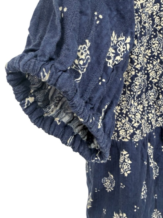 Anthropologie Maeve Carlita Navy Long Full Sleeve Tassel Festival  Dress Medium - Picture 12 of 17